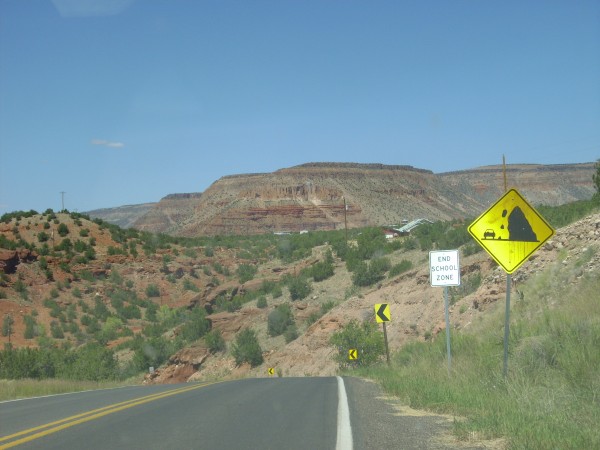 Abo Formation in lower
        Canyon de San Diego