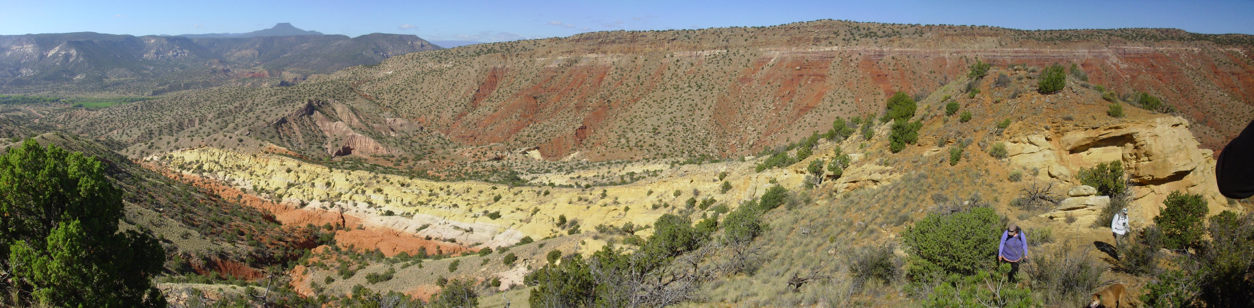 Jurrasic rocks by Red
          Wash Canyon.