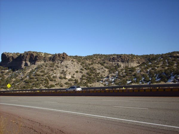 Cerros del
        Rio in lower Pueblo Canyon