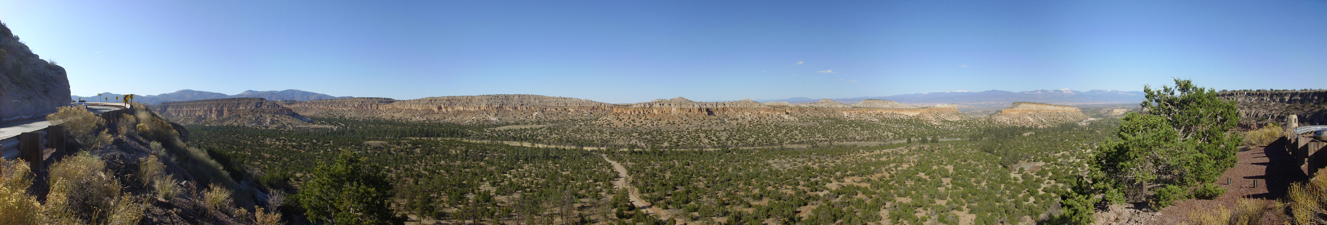 Pueblo Canyon from Clinton P. Anderson Scenic Overlook