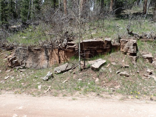 Arkosic limestone
          of Madera Formation