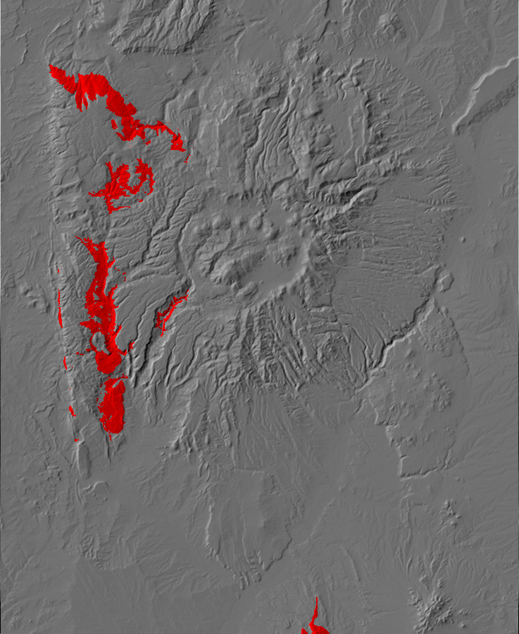 Map of Madera Formation