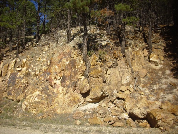 altered dacite