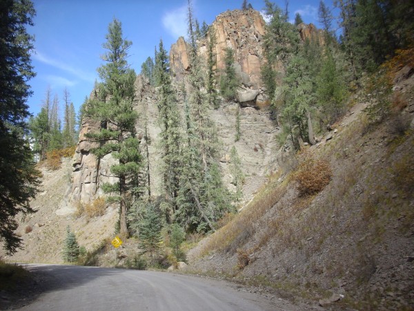 Otowi Member in Calaveras Canyon