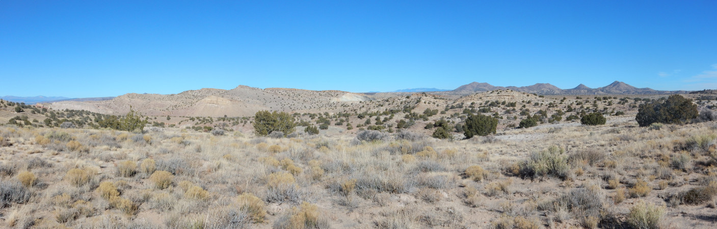 Panorama at Galisteo Dam