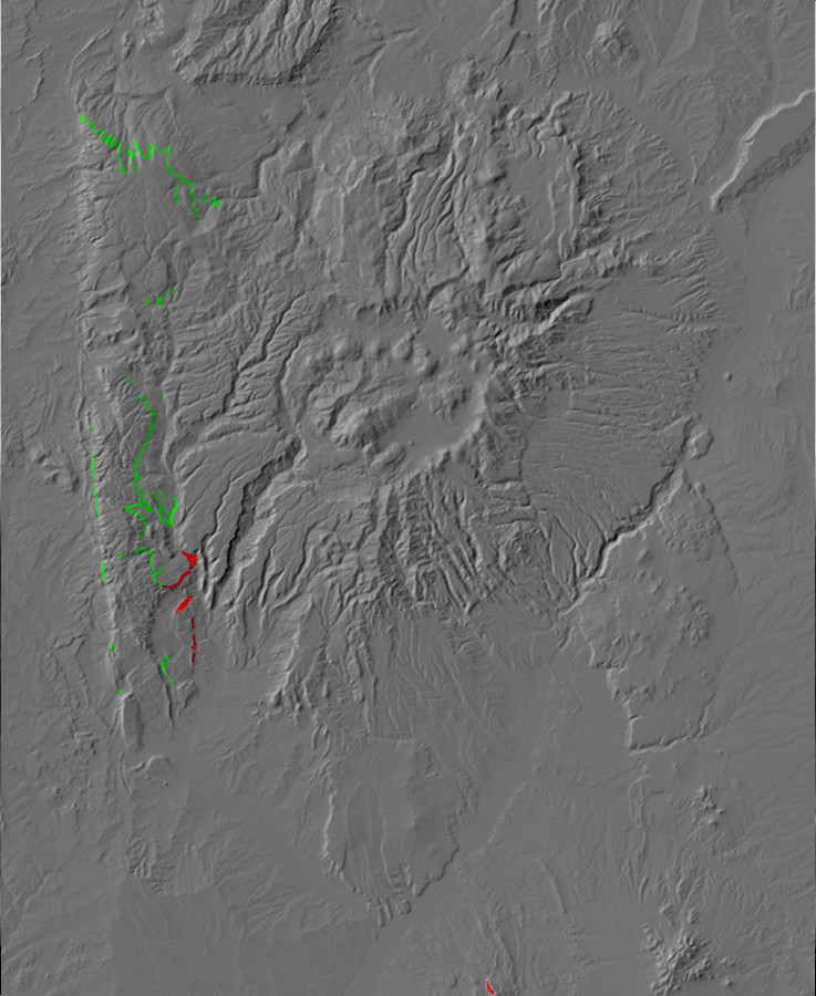 Paleotopographic of
          Sandia Formation
