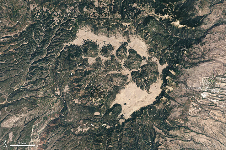Valles Caldera from space