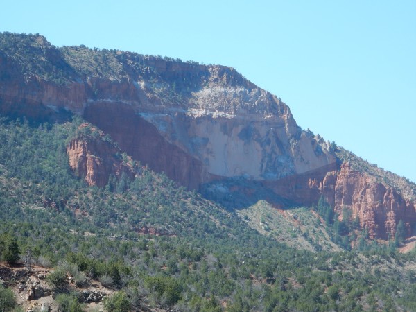 Permian canyon
          buried under Bandelier Tuff